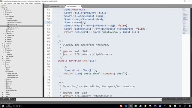 How To Build A Blog With Laravel 5.3 - Part 10 Adding Categories смотреть онлайн