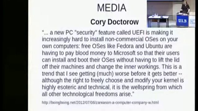 FOSDEM 2013 - Uefi Secureboot смотреть онлайн