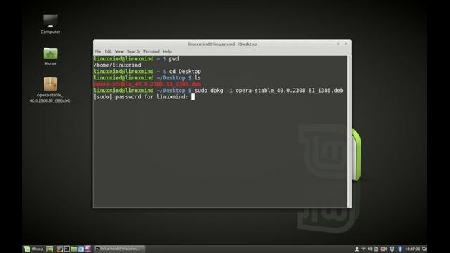 How to install & remove .deb file via command line in Linux Mint (Ubuntu) смотреть онлайн