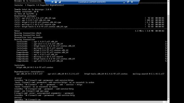 INSTALACIÓN DEL SERVICIO HTTPD (APACHE) - MAQUINA VIRTUAL CENTOS смотреть онлайн