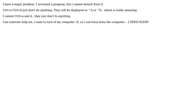 DevOps & SysAdmins: I can't detach from my screen (Linux-ubuntu) смотреть онлайн