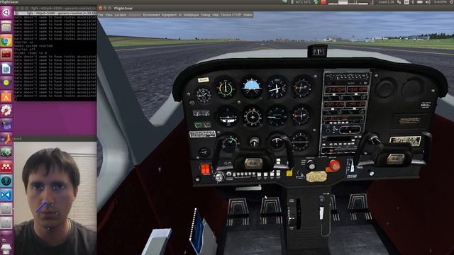 poor man's FlightGear head tracker смотреть онлайн