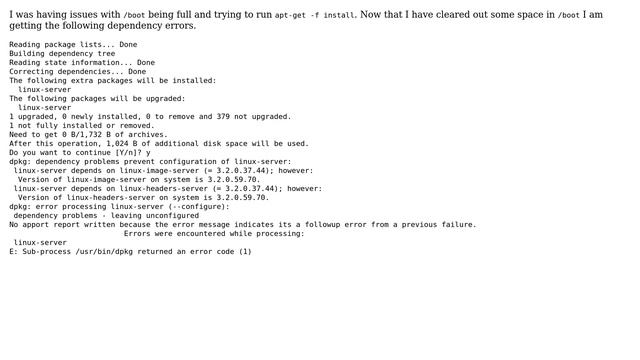DevOps & SysAdmins: Dependency errors while running apt-get -f install смотреть онлайн