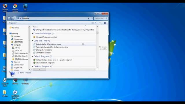 Windows 7 trick : Godmode смотреть онлайн