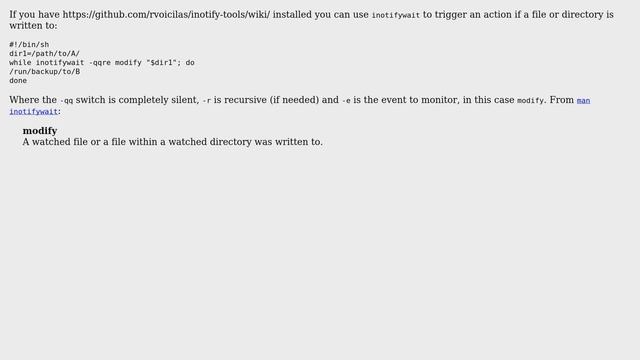 Unix & Linux: How to run a command when a directory's contents are updated? (4 Solutions!!) смотреть онлайн