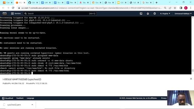 Deploying a website in a Linux cloud environment- 5.0 Cloud Engineering Day - UpSchool Africa смотреть онлайн