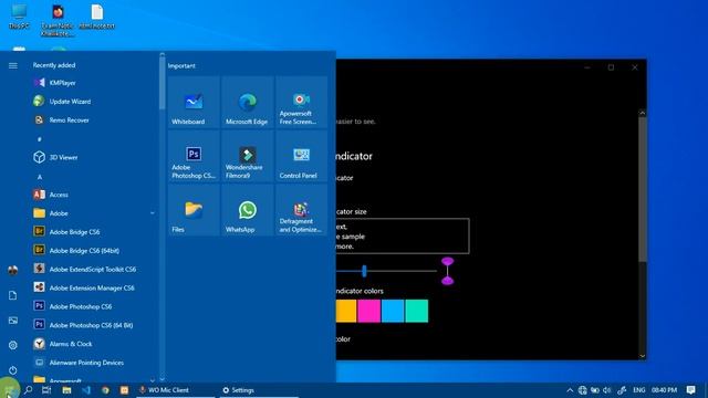 Vision options - Ease of Access in Windows 10 | Increase font size of complete windows and many... смотреть онлайн