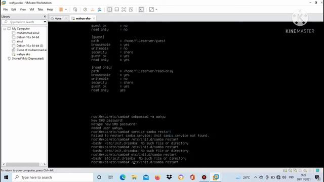 #5. Tutorial Instalasi dan Konfigurasi File Server (samba) di Debian 10 смотреть онлайн