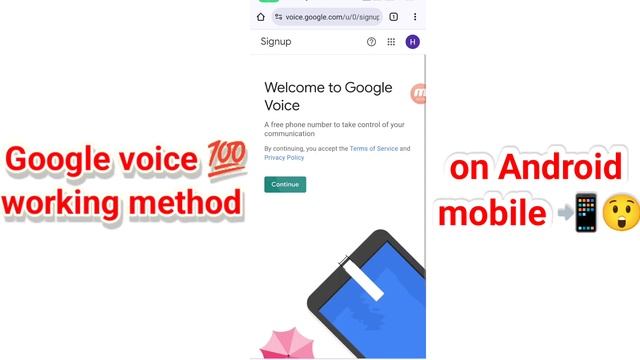 Create Google voice on Android phone😲 || Google voice new portal site || google voice смотреть онлайн