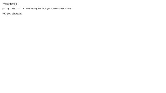 Unix & Linux: How to find out what is this process for? (4 Solutions!!) смотреть онлайн