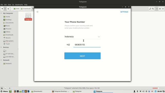 CARA GAMPANG INSTALL TELEGRAM DI LINUX смотреть онлайн