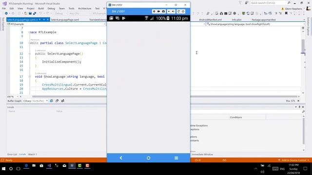 Xamarin Forms 3.0 Right-to-left Support - Glenn Stephens - Xamarin University смотреть онлайн