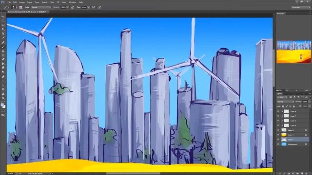 Turbine City Speedpaint смотреть онлайн