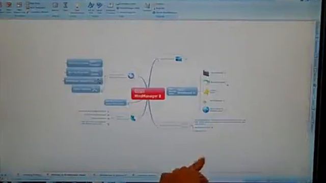 MindManager 8 for Windows - Flick Gesture Video смотреть онлайн