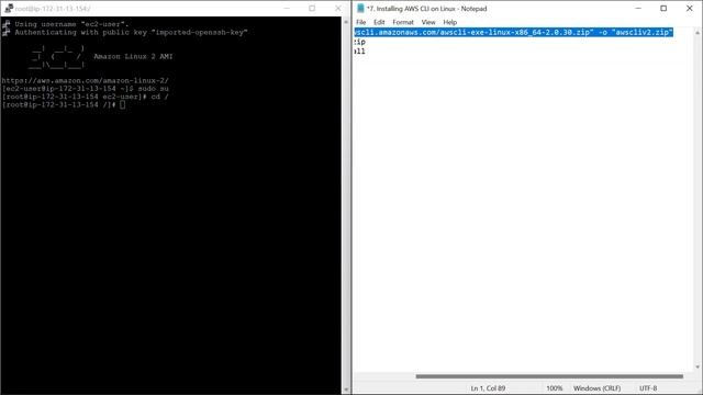 How to install CLI for Linux Ec2 Instance смотреть онлайн