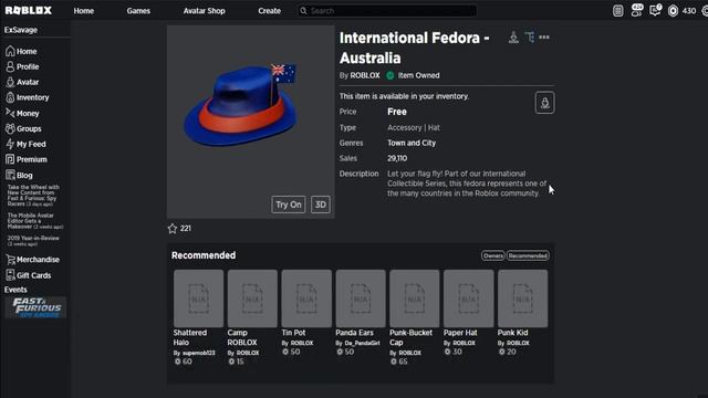[ÜCRETSİZ EŞYA] International Fedora - Australia Nasıl Alınır? | Roblox Türkçe смотреть онлайн