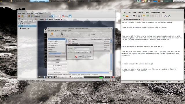 Install VMTOOLS/Workstation10 Debian Wheezy смотреть онлайн