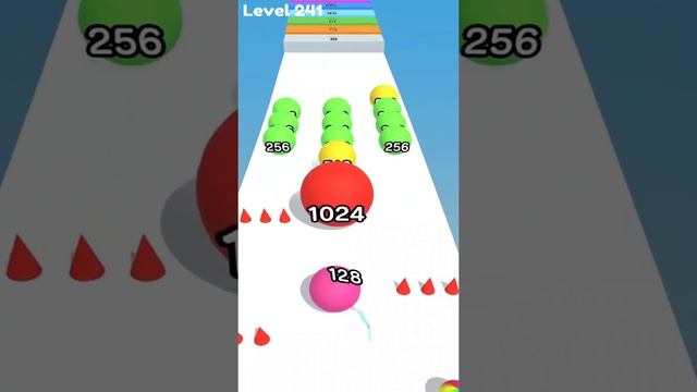 Ball Run 2048 Real Merge ! All Levels Gameplay (234-248) android,ios смотреть онлайн