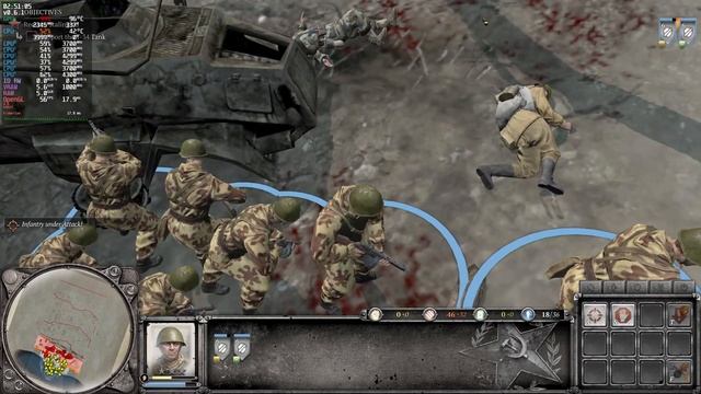 RX 6900 XT 3840x2160p 4K Linux Gaming Company Of Heroes 2 смотреть онлайн