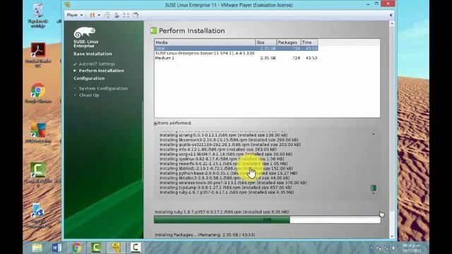 PROCESOS DE INSTALACION DE SUSE DE 32BITS смотреть онлайн