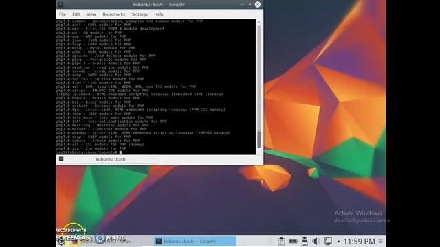 Kubuntu instalación de mySQL, apache y phpmyadmin смотреть онлайн