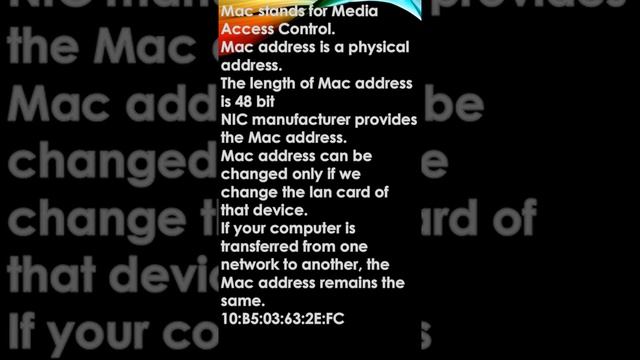 Difference between Mac address and IP Address смотреть онлайн