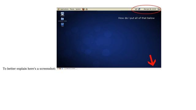 How to put Volume/Network/Username icon to bottom panel in CentOS? смотреть онлайн