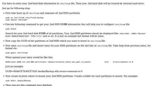 Ubuntu: Why is my Hard drive recognised as removable? смотреть онлайн
