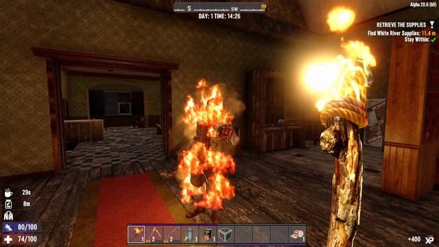 What's in the Garage? 7 days to die Alpha 20 No Crafting 03 смотреть онлайн