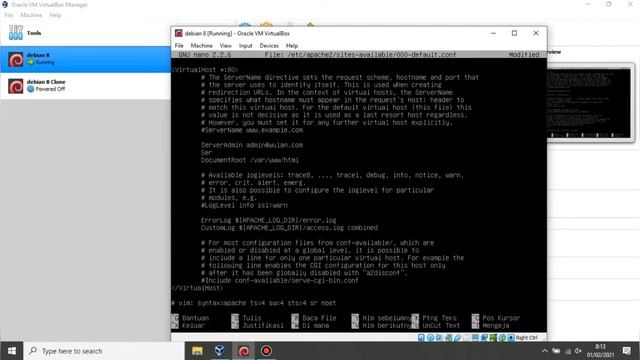 PRESENTASI KONFIGURASI WEB SERVER || Linux Debian 8 || DENGAN VIRTUAL BOX смотреть онлайн