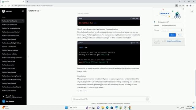 python environment variable linux смотреть онлайн