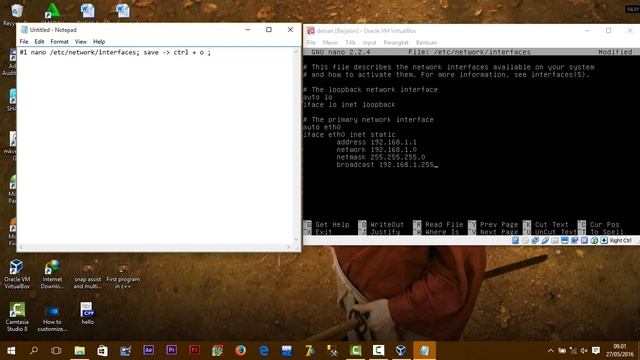 Static IP on Debian Linux смотреть онлайн