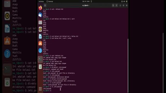Tugas Praktikum 2 (Oprasi Input Output SO Linux) смотреть онлайн