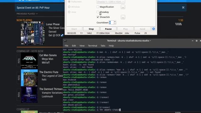 Testing out vokoscreen and screencasting with Ubuntu Studio RAMA CLUB - http://openInvent.club - смотреть онлайн