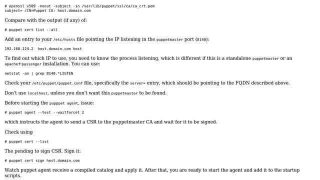 Puppet client not connection to master - SSL connect Error (3 Solutions!!) смотреть онлайн