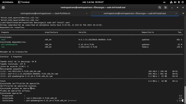 Instalando Zeal Fedora 36 смотреть онлайн