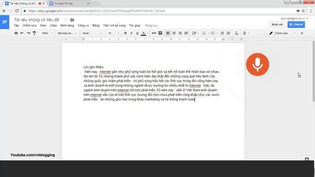 Thủ thuật chuyển giọng nói thành văn bản với công cụ Google Docs | Trình duyệt Chrome смотреть онлайн