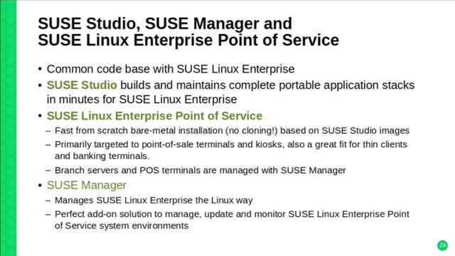 FUT92722 SUSE at the Point of Service смотреть онлайн