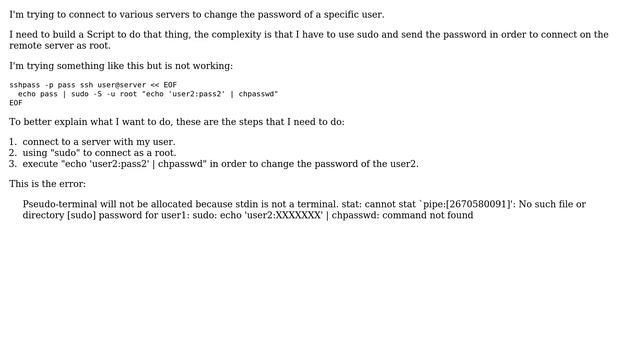 Unix & Linux: SSH + Change password using root (3 Solutions!!) смотреть онлайн