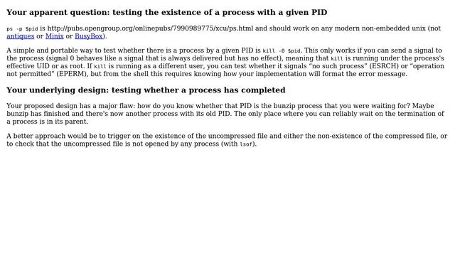 Unix & Linux: How can I test if a program is running from within a script? (3 Solutions!!) смотреть онлайн