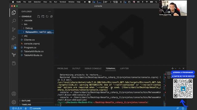 Diferenças e novidades no DotNET 7 com CSHARP 11 - PARTE 13 | Torne-se um Programador смотреть онлайн