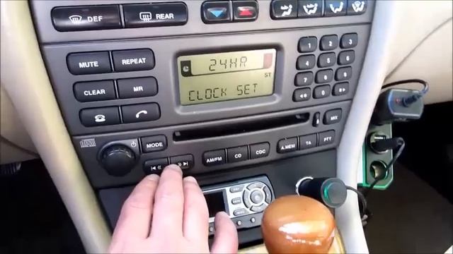 How to set the clock on 2004 Jaguar X-Type смотреть онлайн