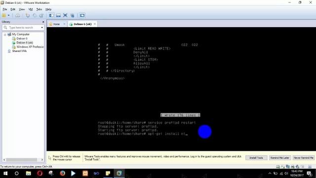 konfigurasi ftp server Debian 6 смотреть онлайн