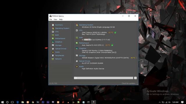 How to know SPECIFICATION MOTHERBOARD with CMD & SPECCY смотреть онлайн