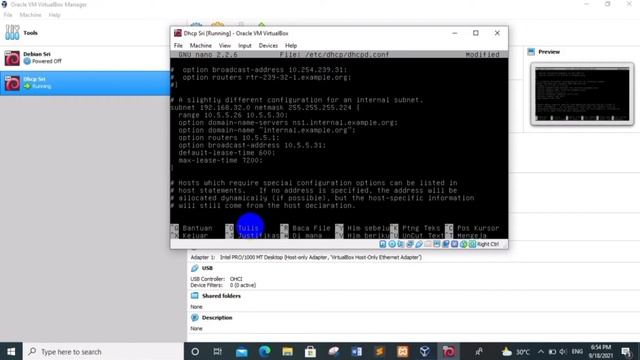 TUTORIAL CARA MEGINSTALL DHCP SERVER MENGGUNAKAN DEBIAN 7 смотреть онлайн
