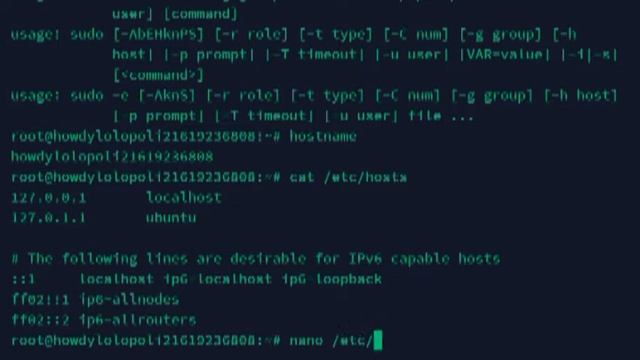 How to fix "sudo:unable to resolve host" смотреть онлайн