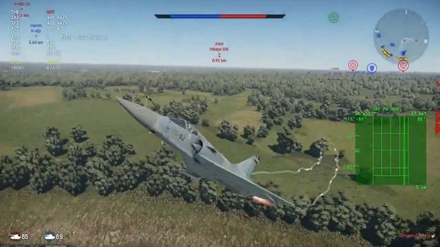 War Thunder Part 21 (Training 11.7 RB with bots in the Mirage 2000C-S4) смотреть онлайн