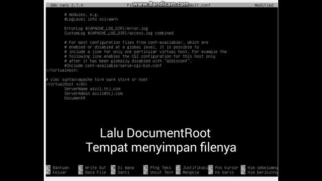 Konfigurasi virtualhost pada apache di debian 9 Lengkap смотреть онлайн