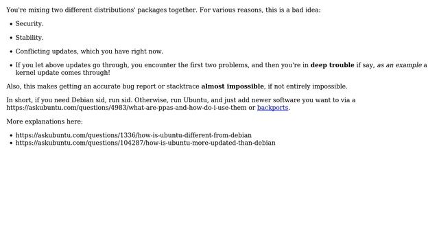 Adding Debian Sid as Package Repository? (6 Solutions!!) смотреть онлайн