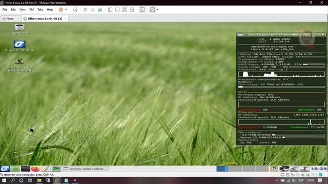 slackellive linux distro 2020. смотреть онлайн